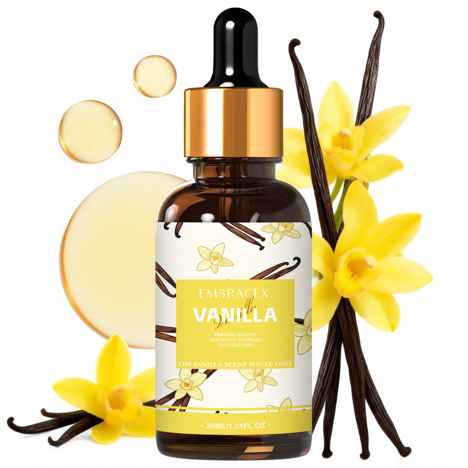 Candle Making Supplies - 30 ml ätherisches Vanilleöl für Diffusoren,