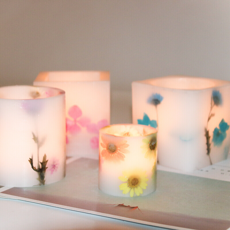 Candle Making Video - Winddichte Wachsbecher, Acrylform, hohler Teelichthalter, duftende