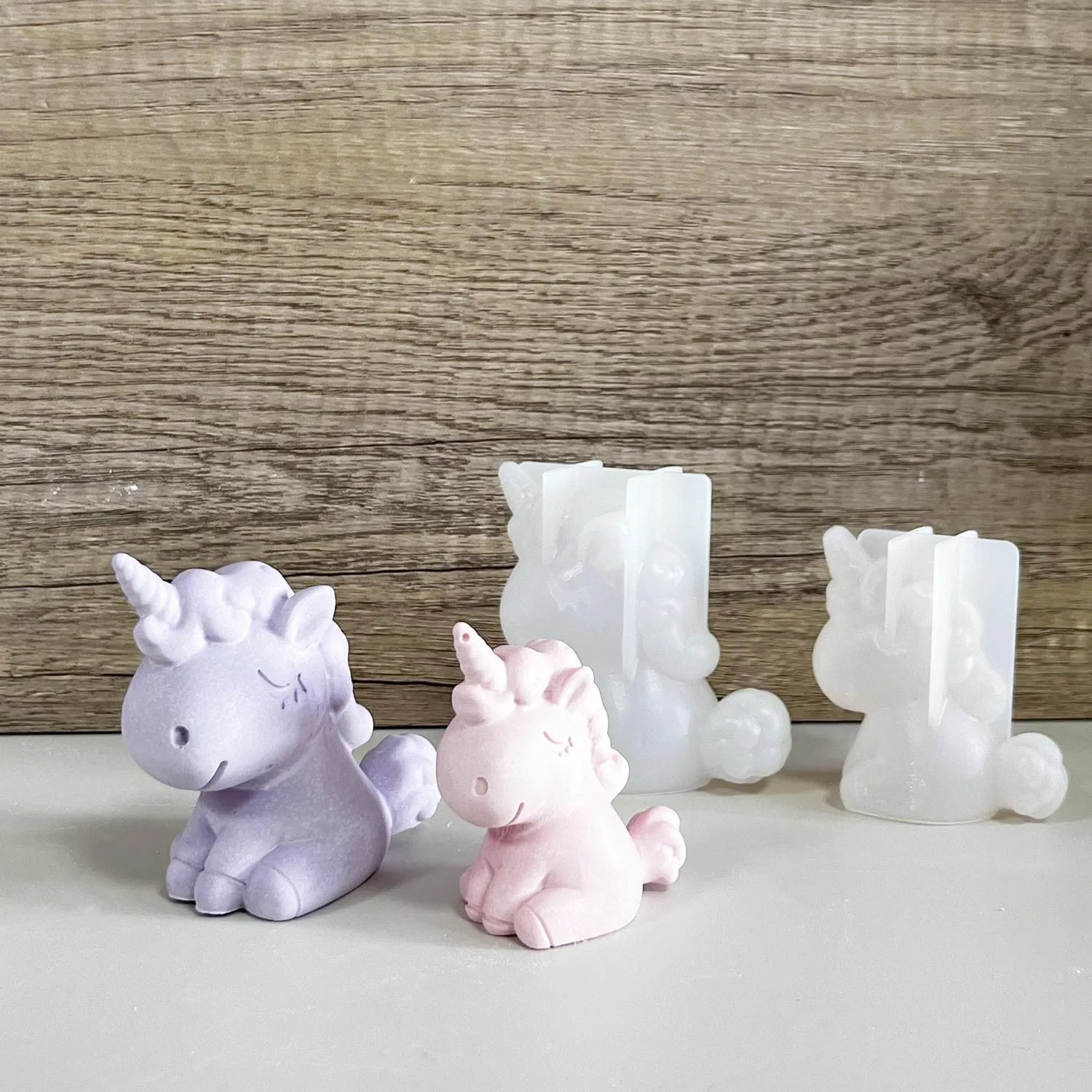 Candle Making Supplies - 3D Geometrische Silikon Einhorn Katze Hirsch