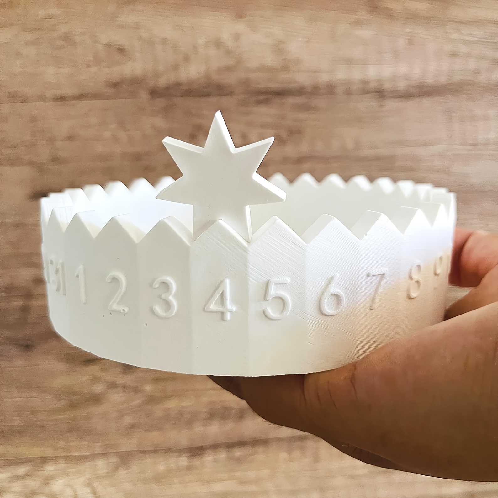 Candle Making Moulds - 1 Satz Adventskalender-Silikonform – Countdown-Kerzenhalter und