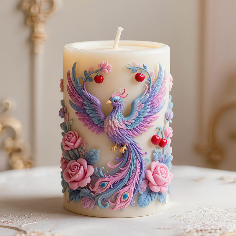 Candle Making Phoenix - Silikonformen für Duftkerzen mit einem Phönix,