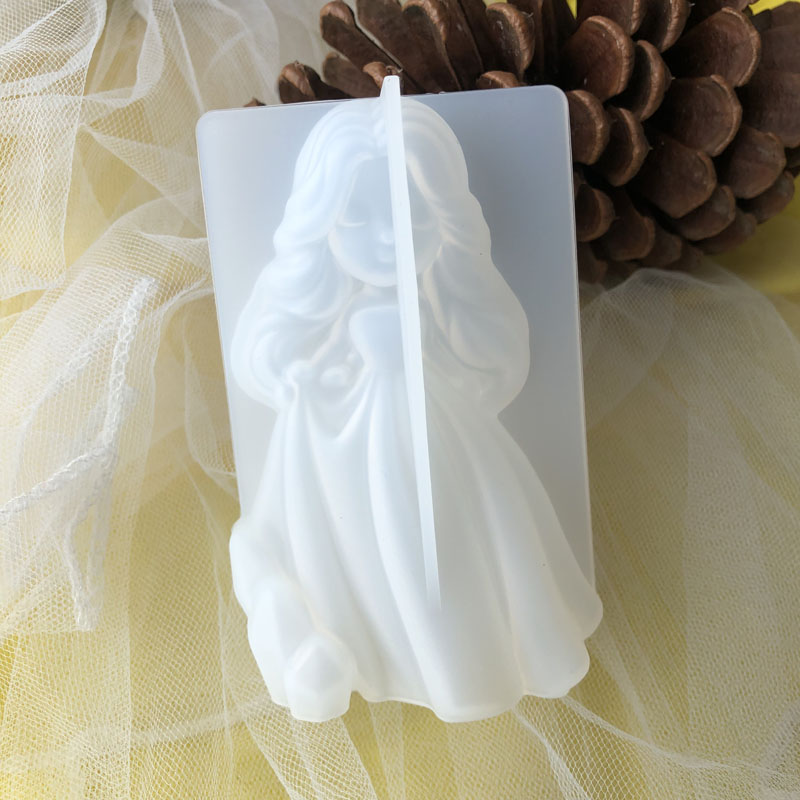 3D süße Prinzessin Silikon Ker – Candle Making Supplies Bewertung und Preis