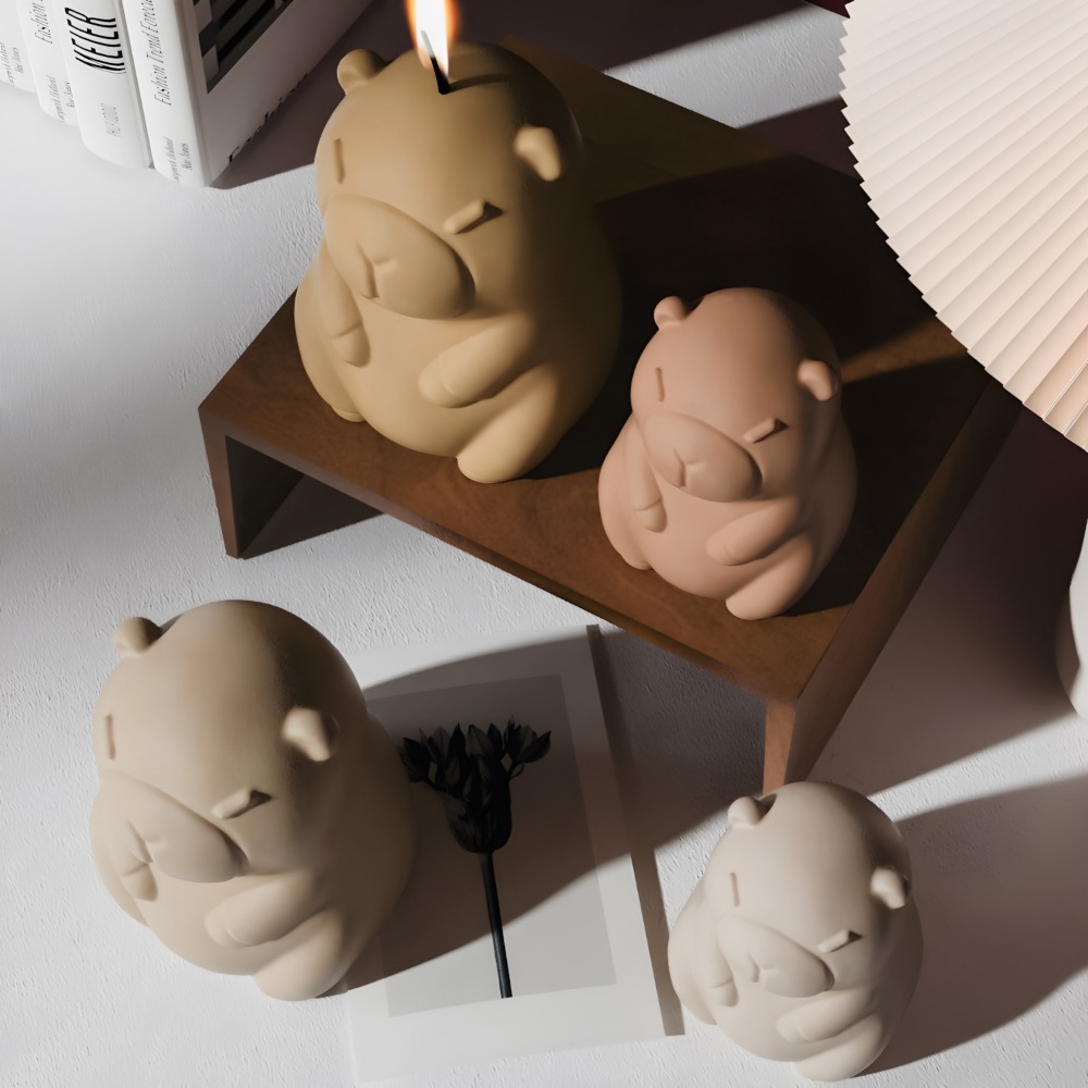 Stehende Capybara-Duftkerze, S – Candle Making Video Bewertung und Preis