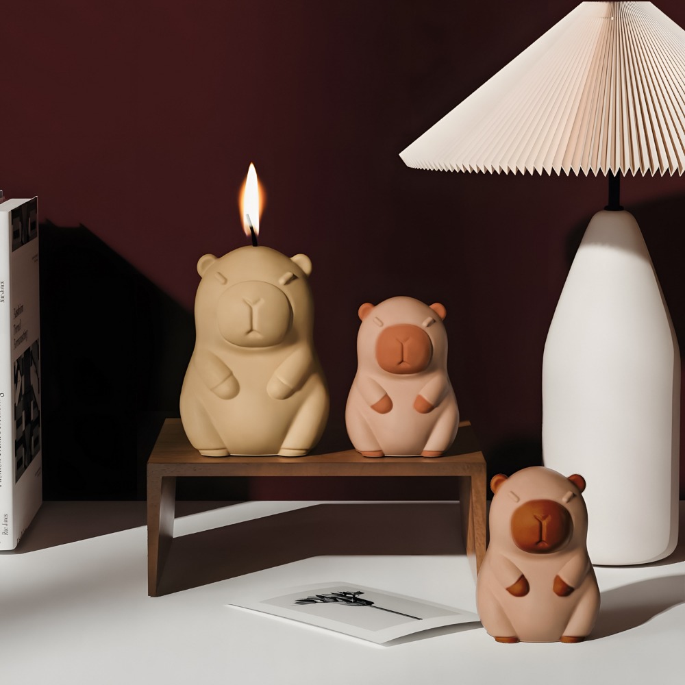 Stehende Capybara-Duftkerze, S – Candle Making Video Bewertung und Preis