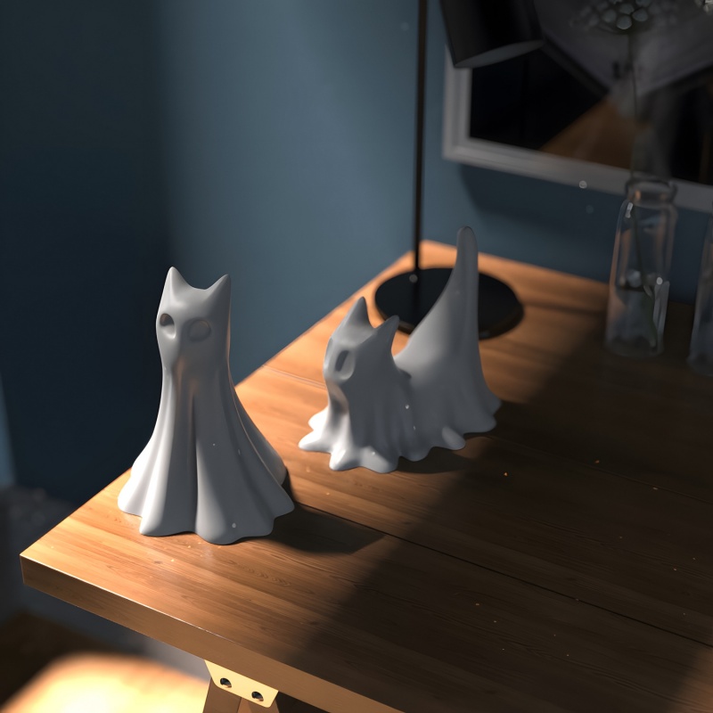 Geisterkatze Halloween Desktop – Candle Making Moulds Bewertung und Preis