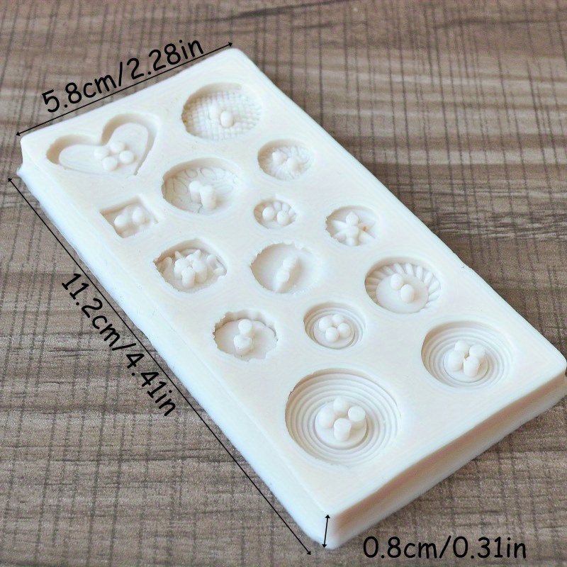 Knopfförmige Silikonform für S – Candle Making Supplies Bewertung und Preis