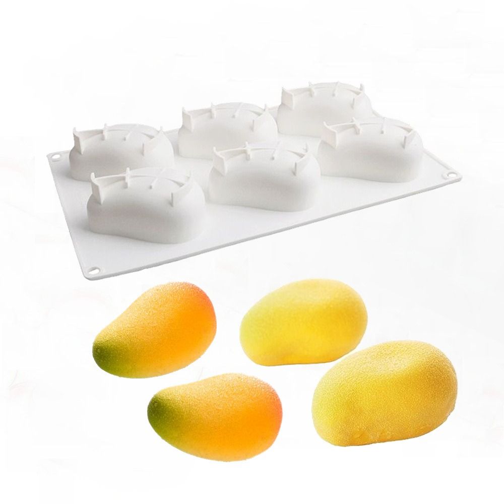 6-fach Mango-förmige Kuchenfor – Candle Making Equipment Bewertung und Preis