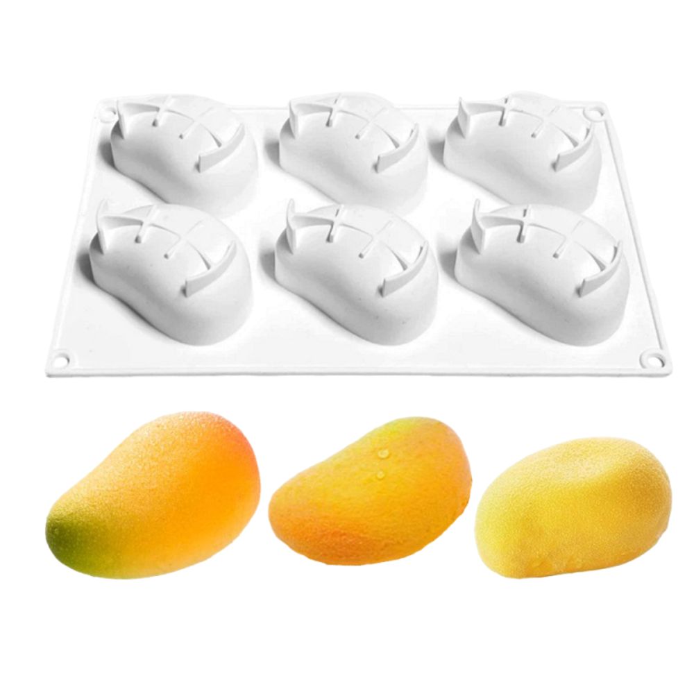 6-fach Mango-förmige Kuchenfor – Candle Making Equipment Bewertung und Preis