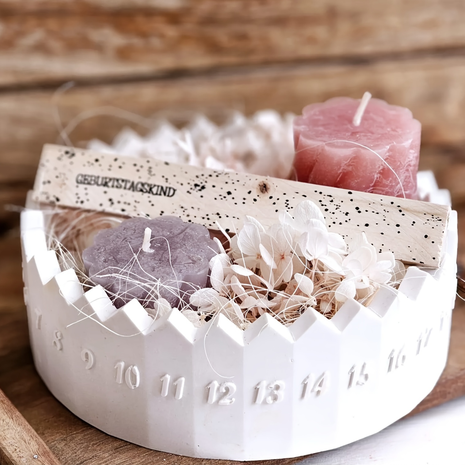 1 Satz Adventskalender-Silikon – Candle Making Moulds Bewertung und Preis