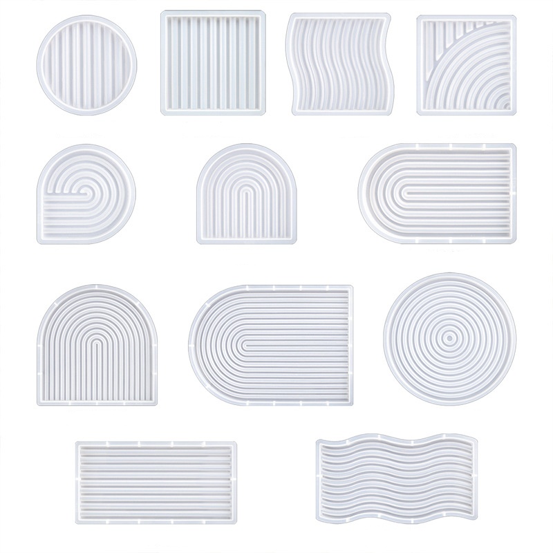 DIY Gestreifte Wellen Tablett  – Candle Making Moulds Bewertung und Preis