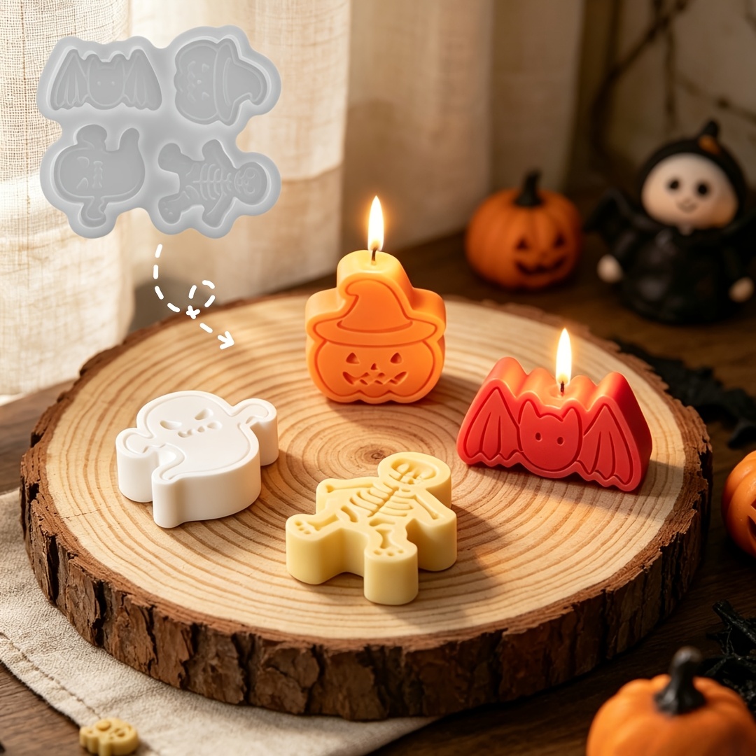 4-fach Silikonharzform-Set für – Candle Making Moulds Bewertung und Preis