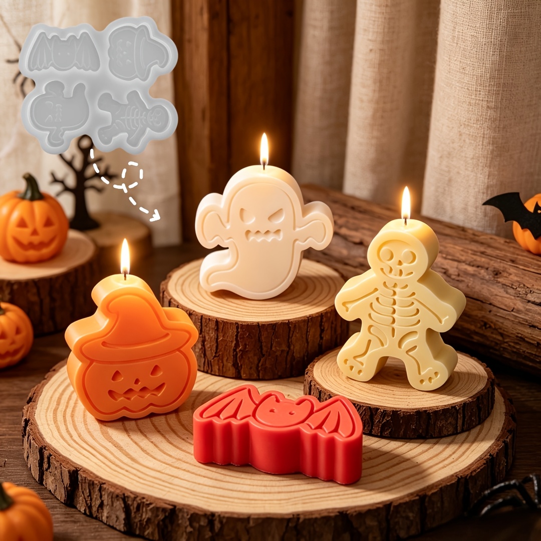4-fach Silikonharzform-Set für – Candle Making Moulds Bewertung und Preis